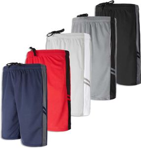 Sports Mens Essentials Shorts Real Brand 5 Summer Pack 5 Mess Athletic Performance Gym with Pockets (S-3X) Modne spodnie plażowe aktywne jogging