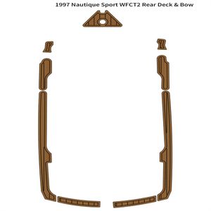 1997 Nautique Sport WFCT2 задняя палуба лодка Eva Foam Faux Teak Deck Mat