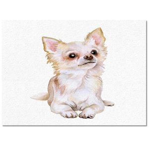 カーペット犬の水彩絵画ファインアートベッドルームデコレーションリビングルーム敷物の敷物の敷物