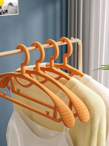 Hangers Racks 5PCS Non-Slip Hanger Closet Organizer Hangers For Clothes Multifunction Trouser Skirt Clips Rack for Coat Wardrobe Storage 230518