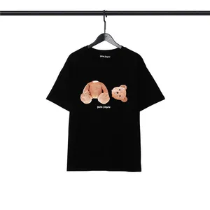 2023 Atacado Palm Angel designer nova camiseta masculina masculina e feminina camiseta de manga curta com gola redonda Fashion verão estampada camiseta de manga curta solta