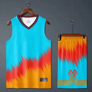 Running Sets Men Momen Basketball Jersey Sport Kit Roupas de camisas sem mangas respiráveis ​​Camisetas de shorts Customiz 230518