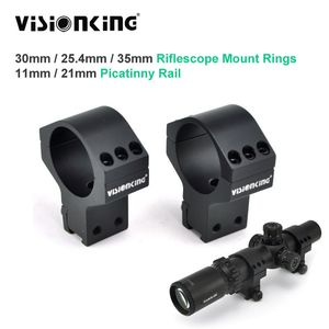 30mm 25.4mm 35mm Anello di montaggio per cannocchiale 11mm / 21mm Guida Picatinny Profilo alto e basso per cannocchiale da caccia Accessori per montaggio