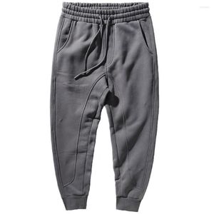 Pants Winter Cashmere Casual Loose Lambmere Leggings Overalls Men's Sweat Thicked Harlan