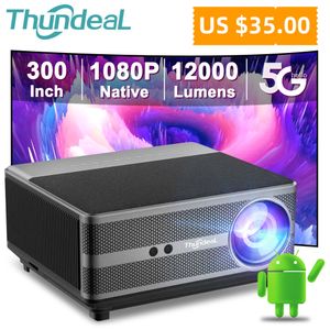 Projectors ThundeaL Proyektor TD98 WiFi LED 2K 4K Video Film Pintar TD98W Full HD 1080P Android PK DLP Home Theater Cinema Beamer 230517