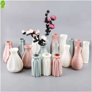 Ny enkel modern nordisk stil Creative Vase Flower Arrangement Container vardagsrumskontor Heminredning