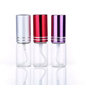 Perfume Bottle 20pcslot 5ml 10ml Travel Portable Perfume Bottle Spray Bottles sample empty containers atomizer Mini refillable bottles 230517