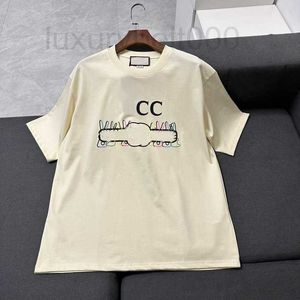 Camisetas de camisetas masculinas T-shirt luxuosa camiseta feminina de marca feminina impressão de letra de mangas curtas Camisa de mangas curtas Dom2