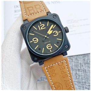 2023 NEW Watches Men Automatic Mechanical Watch Bell Brown Leather Black Ross Rubber Belt Women Luxury Fashion Watch Wristwatches High quality