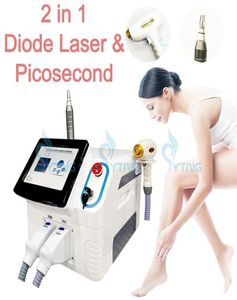 Pico Laser Tattoo Removal Machine 808 Diode Laser Hair Remover Picosecond Q Switch Nd Yag Remove Age Spot Birthmark Eyeline Pigmen9412568