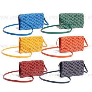 Carteira varenne de designer bolsa porta-cartão Goya bolsa crossbody porta-cartão feminino bolsas de ombro de luxo bolsas de couro capa de passaporte bolsa de embreagem masculina organizadora de bolso