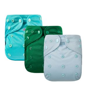 Copri fasciatoio Elinfant 3 pezzi / set Copri pannolino in tessuto tinta unita Pannolini lavabili per bambini impermeabili Pannolini lavabili riutilizzabili Misura 3 - 15 kg Baby 230517