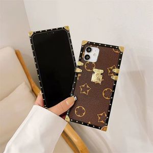 designer Leather phone case for iPhone 14 11 12 13 Pro Max 12 13 Mini 7 8 Plus X XS XR XSMAX Fashion Floral print PU cases