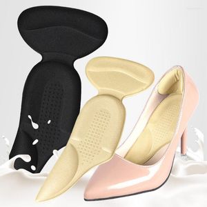 Women Socks Insert Shoe Foot Cushion Support Massage Insoles Absorption Liner Relief 2pcs High Pad Pain Heel Grips For Arch