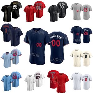 Beyzbol 9 Trevor Larnach Jersey 1 Nick Gordon 8 Christian Vazquez 26 Max Kepler 13 Joey Gallo 12 Kyle Çiftçi 27 Ryan Jeffers 56 Caleb Thielbar Miguel Sano Erkek Gençlik S-C S-C