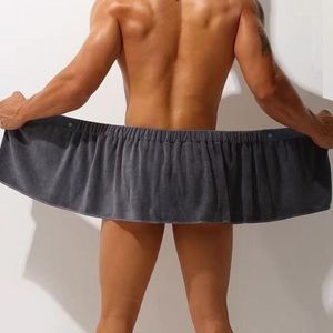 Menu mężczyzn do noszenia ręczniki kąpielowe miękki mikrofibra magiczna bieliźnia seksowna man majtki na siłownię sauna podróżna plażowa bokser dla dorosłych
