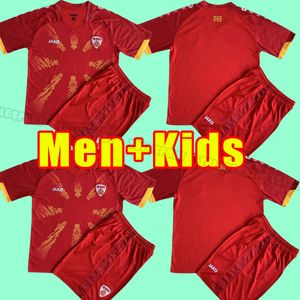 Men Kids 2023 24 North Macedonia Soccer Jerseys Elmas Alioski Pandev Trajkovski Jahovic Ristovski Musliu 2023 2024 North Macedonia Home Men Kit Camisa de futebol