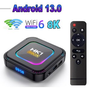 HK1 RBOX K8 Android 13 TV, pudełko RK3528 64GB 32GB 16GB 2.4G 5G WIFI 6 BT 5.0 8K dekodowanie wideo odtwarzacz multimedialny zestaw Top odbiornik