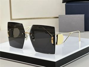 luxury designer sunglasses for women M7U rimless metal frame square cut lens modern touch to a style outdoor uv400 protection box