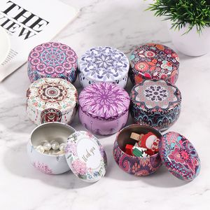 Jewelry Stand Drumshaped Candy Cookie Box Festive Party Supplies Rose Tea Pot Tin Small Fresh Home Garden Personality 230517