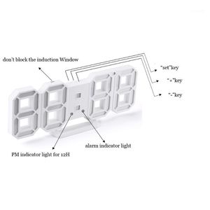 Clocks Accessories Other & Practical Table Desk Night Wall Digital LED Clock Alarm Watch 24/12 Hour Display1