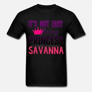 Herren-T-Shirts „ITS NOT EASY BEING PRINCESS NAME“, anpassbares T-Shirt in USA-Größe