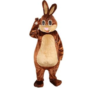 Halloween Brown Rabbit Mascot Costumes Christmas Party Dress Cartoon Character Carnival Advertising Birthday Party Dress Up Costume Unisex