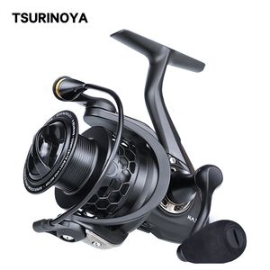 Baitcasting-Rollen TSURINOYA Long Cast Rotary Angelrolle NA 2000 3000 4000 5000 12 kg Maximaler Widerstand 5,2 1 Kostenlose Lieferung Parker Bass Wheel Reel Bucket 230517