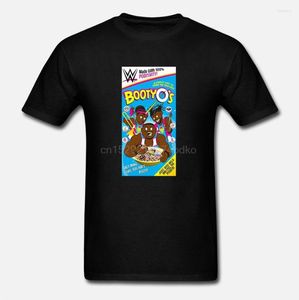 Men's T Shirts Day Booty Os Cereal T-Shirt Wrestling Black White MensWomens Tee Shirt