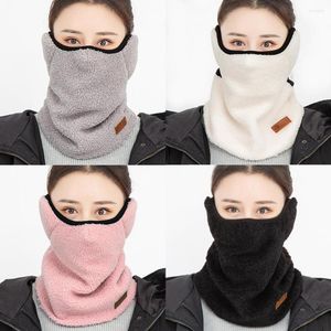 Scarves Riding Scarf Fastener Tape Women Thermal Adjustable Earmuffs Face Cover