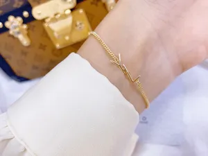 Designer bracelet Gold Chain Bracelet Women's Bracelets Luxury Letter Y Pendant Bracelet For Women present for Women