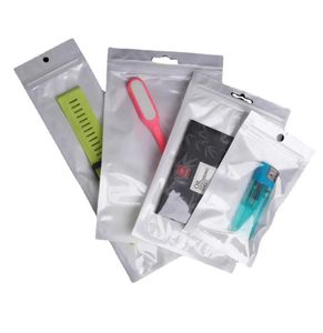Transparent White Jewelry Packaging Bag Watch Belt Dust Bag Long Strip Bags Dustproof Bags for Phone Accessories Wholesale
