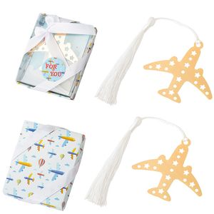 Creative Promotional Gift Party Party small gift Wedding return small gift School promotional event Airplane Bookmark