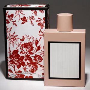 Charmiga blomblommor 100 ml svartgrön rosa röda blommor eau de toalett parfym för kvinnor snabb frakt