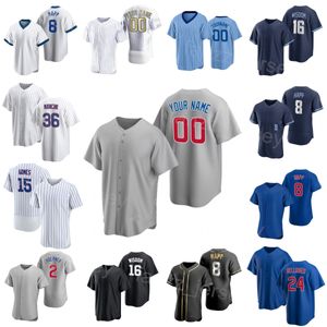 Team Baseball 7 Dansby Swanson Jersey 8 Ian Happ 36 Trey Mancini 15 Yan Gomes 2 Nico Hoerner 24 Cody Bellinger 16 Patrick Wisdom 18 Frank Schwindel Man Custom Kids X-X