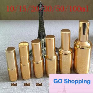 Simple Gold Empty Makeup Setting Spray Perfume Glass Bottle, Parfum Women Perfume ,Mist Sprayer Perfumes Glass Perfume Bottle Wholesale