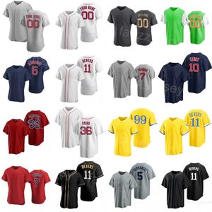 Team Baseball 5 Enrique Hernandez Jerseys 7 Masataka Yoshida 36 Triston Casas 41 Chris Sale 11 Rafael Devers 99 Alex Verdugo 2 Justin Turner 70 Ryan Brasier Man Kids H-W