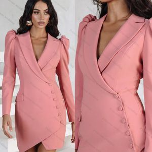 Знаменитые женщины Blazer Slim Fit Girls Maded Вечерняя вечеринка Формальная работа на день рождения носить одну куртку