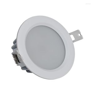 مصابيح السقف 1pcs dimmable12w/15w مصباح راحة IP65 مقاومة للماء بقعة ضوء أسفل ضوء الحمام غرفة دش الساونا