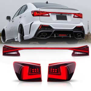 Taillight for Lexus IS Series 2006-2012 IS250 300 350 LED Tail Lights Through Lamp Start-up Animation Breathing Light