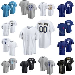 Baseball 6 David Peralta Jersey 3 Chris Taylor 16 Will Smith 23 Jason Heyward 25 Trayce Thompson 11 Miguel Rojas 9 Gavin Lux 21 Walker Buehler 7 Julio Urias Men Młodzież D-Q