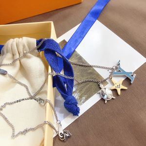 Turtle Star Pendant Necklace 18K Gold Chain Choker Women men Jewelry Wedding Party Gift Necklace New Style Stainless Steel 925 Sliver Necklace Wholesale