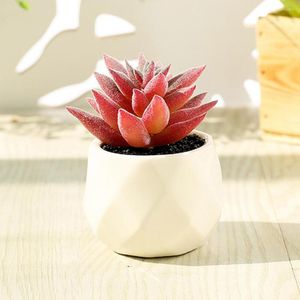 Dekorativa blommor Practical Artificial Plant Ornamental Realistic Ceramic Simulation Bonsai For Home