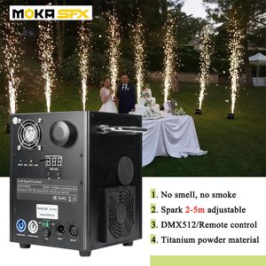 Moka SFX Cold Spark Machine 650W رذاذ 2-5M شرارة بارد Fountain حفل زفاف الحفلات تأثير المرحلة التأثير
