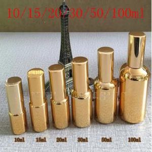 Gold leere Make-up Einstellung Spray Parfüm Glasflasche, Parfum Frauen Parfüm, Nebel Sprayer Parfüme Glas Parfüm Flasche