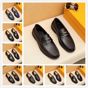 Scarpe casual da uomo in vera pelle di alta qualità Marchio di lusso Mocassini da uomo italiani Mocassini Scarpe da guida nere traspiranti Taglie forti 38-45