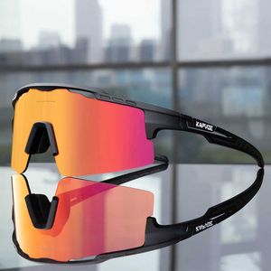 Oczyek na świeżym powietrzu 2023 Kapvoe nowe okulary rowerowe dla mężczyzny rowerowe rower gogle rowerowe Rower Running MTB Outdoor sport