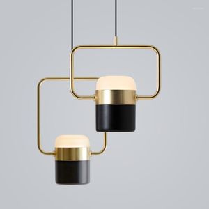 Pendant Lamps Industrial Glass Lights Vintage Light Ceiling Lamp Ball Kitchen Island Chandeliers Luxury Designer