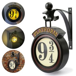 Oggetti decorativi Figurine Lampade a sospensione a parete a LED Luce notturna magica Soggiorno Comodino Retro Luce notturna 3D Miniature vintage Lampada Home Room Decor 230517