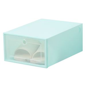 Caixa de armazenamento de sapato de plástico transparente caixa de sapato japonês engrossado flip gaveta organizador de armazenamento de sapato jxw261358q